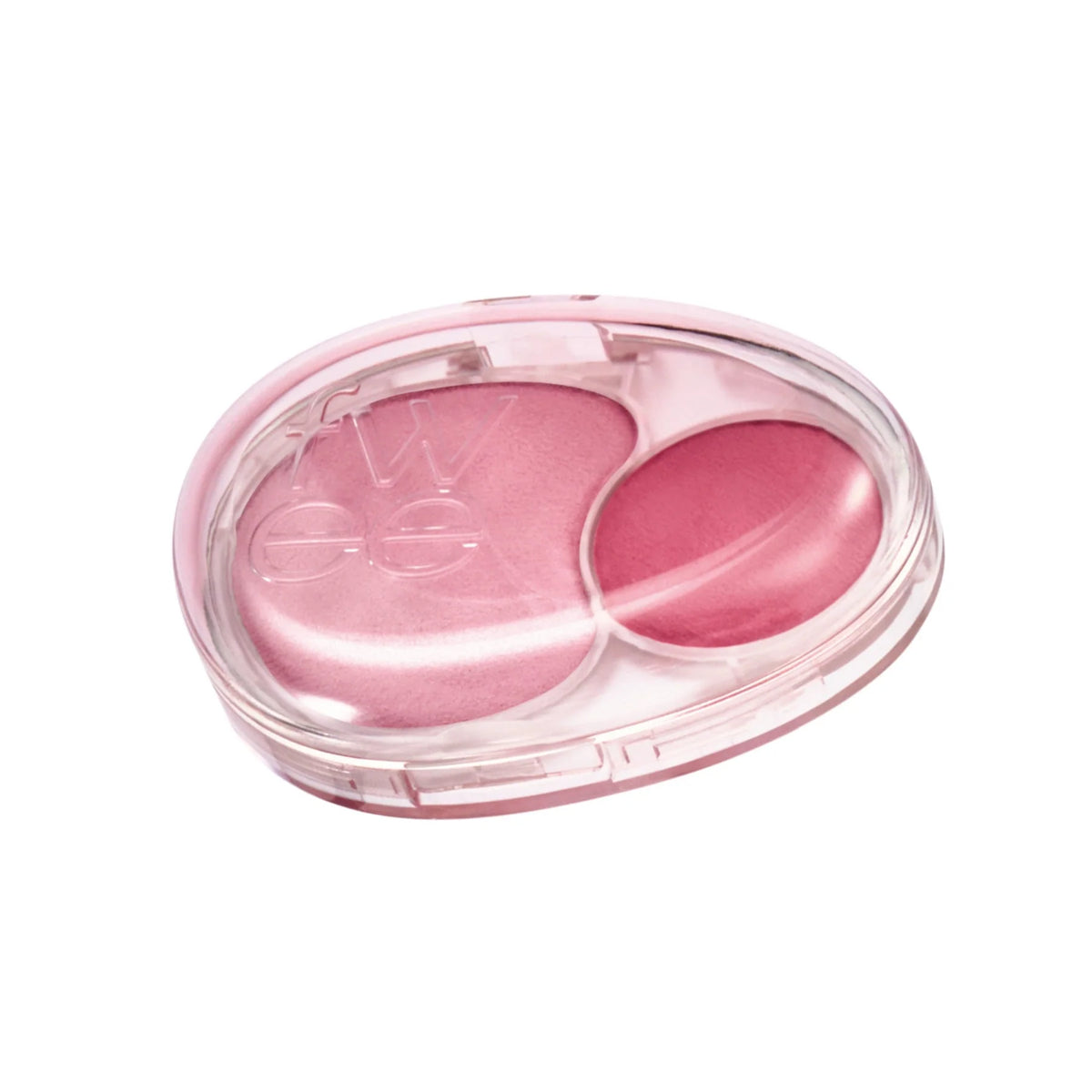fwee Mellow Dual Blusher PK01 Love me Highkey, original single compact front.