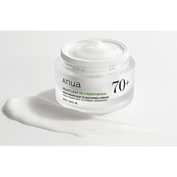 Anua Heartleaf 70 Soothing Cream 50ml, genuine single open jar.
