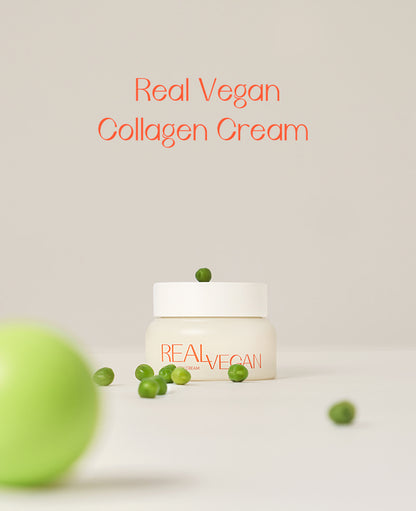 KLAVUU Real Vegan Collagen Cream 50ml, original product view.