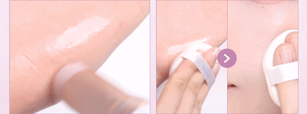 hince True Dimension Radiance Balm: warm a small amount and tap onto skin with a puff.