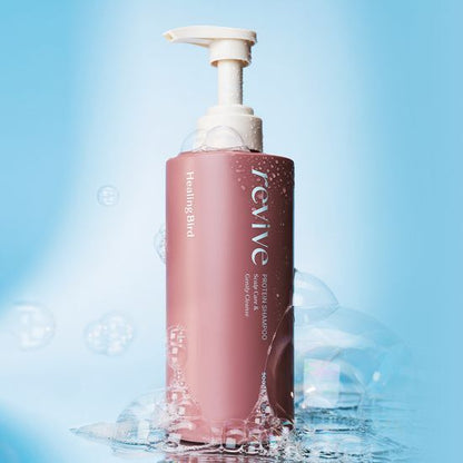 Healing Bird Revive Protein Shampoo 500ml, original product photo.