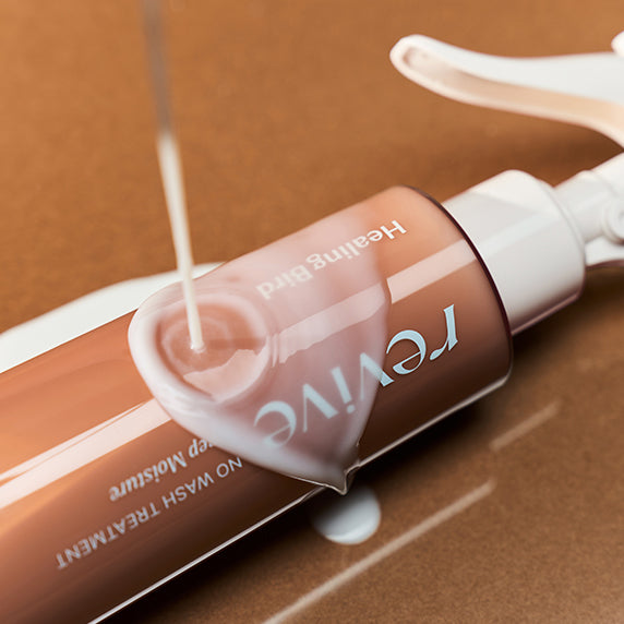 Healing Bird Revive No Wash Treatment Deep Moisture, creamy texture detail.