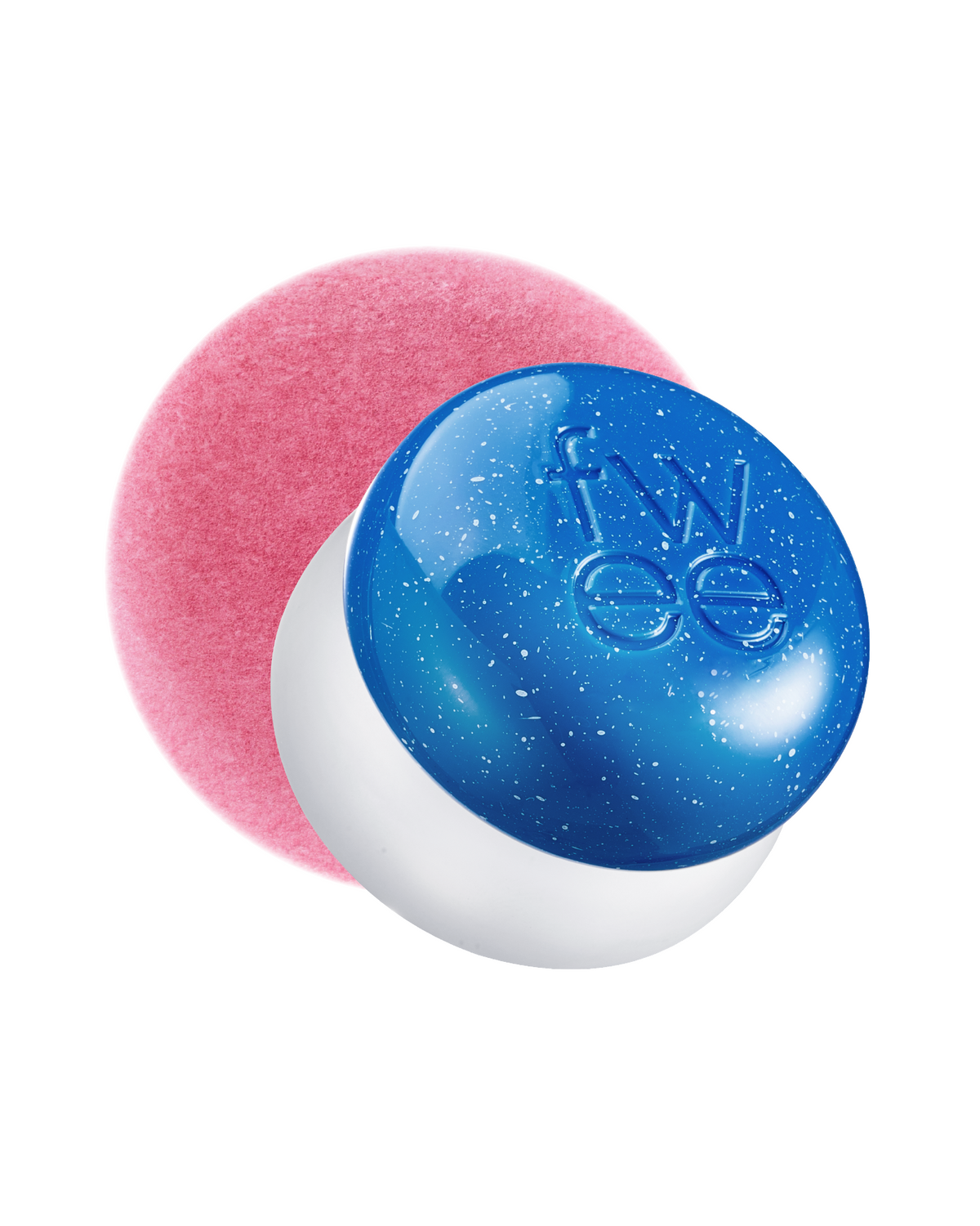 fwee Lip &amp; Cheek Blurry Pudding Pot in BS04 Breeze, with its matching color swatch.