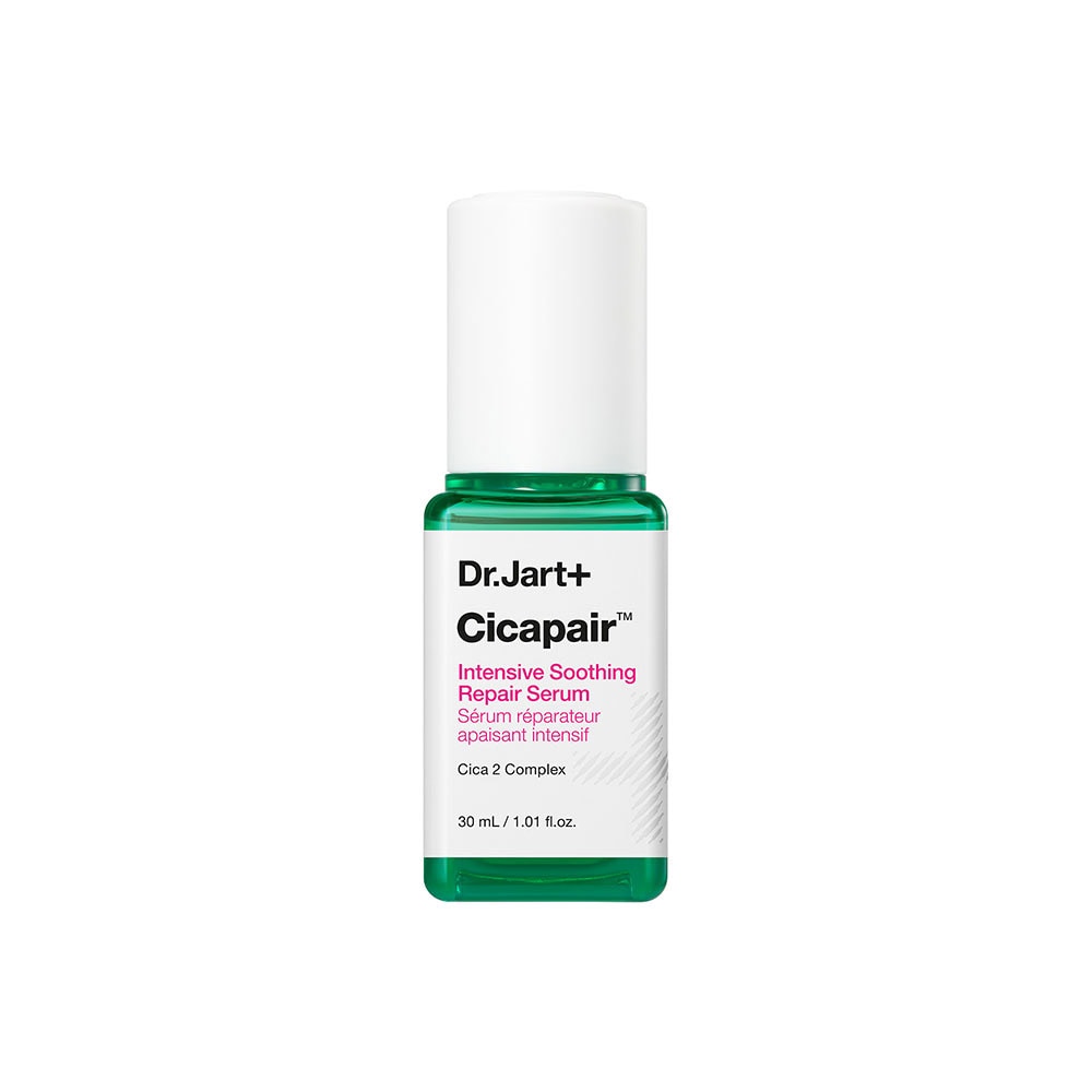 Dr.Jart+ Cicapair Intensive Soothing Repair Serum, 30ml Cica2 Complex dropper bottle.