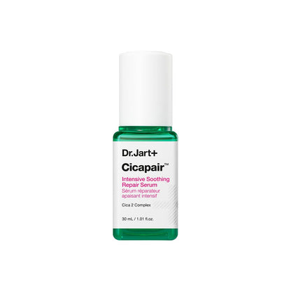 Dr.Jart+ Cicapair Intensive Soothing Repair Serum, 30ml Cica2 Complex dropper bottle.