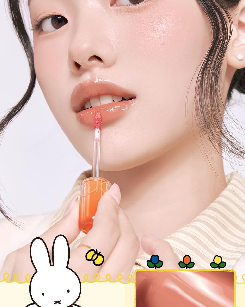 rom&amp;nd X Miffy - The Juicy Lasting Tint
