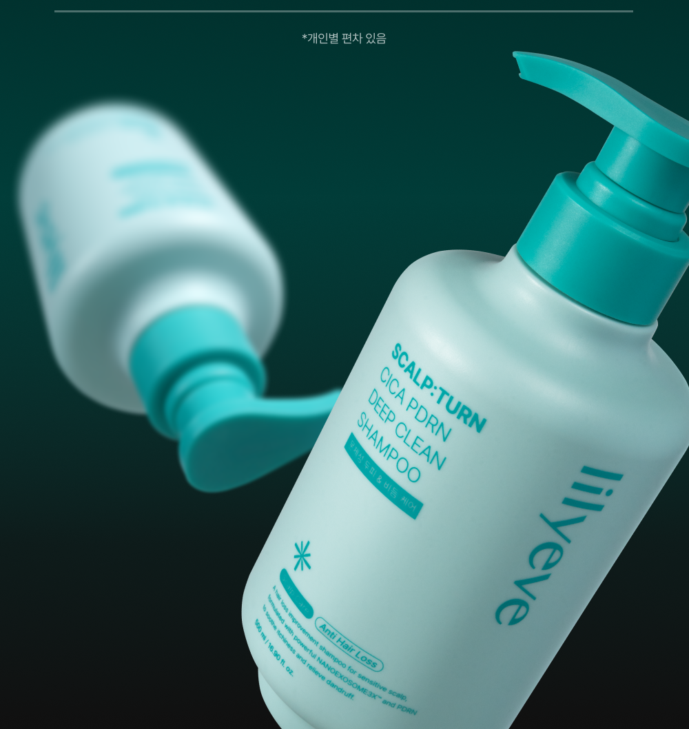 lilyeve - Scalp Turn Cica PDRN Deep Clean Shampoo 500g + 100g + Jigglypuff Pouch (Pokémon Collaboration)