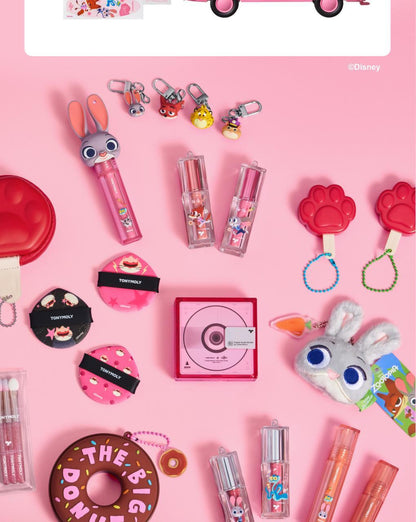 TONYMOLY - MAKE UP BUS Set (Zootopia Edition | Includes Cushion, Lip, Cheek &amp; Eyeshadow)