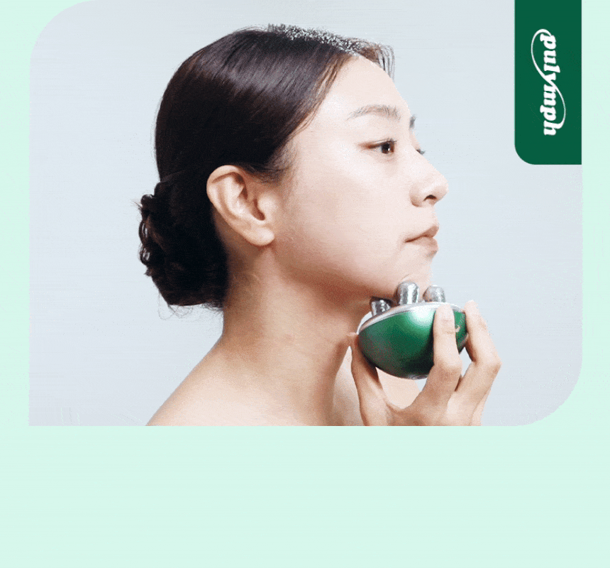 pulymph - EMS Face &amp; Neck Lymphatic Massager (Lymphatic Drainage &amp; V-Line Firming)