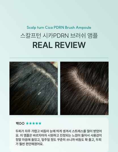 lilyeve Scalp Turn Cica PDRN Brush Ampoule