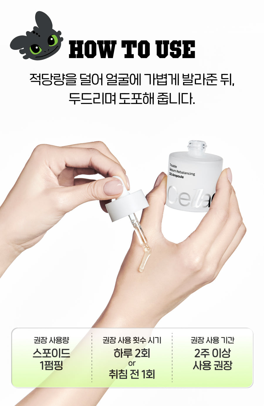 Celladix x Dragons - Trouble Sebum Rebalancing 131 Ampoule 30ml