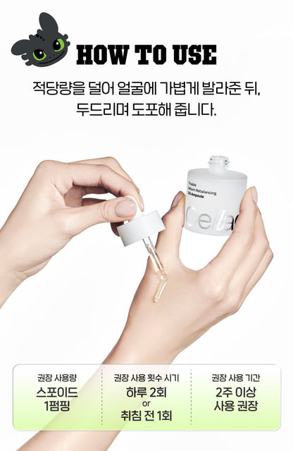 Celladix x Dragons - Trouble Sebum Rebalancing 131 Ampoule 30ml