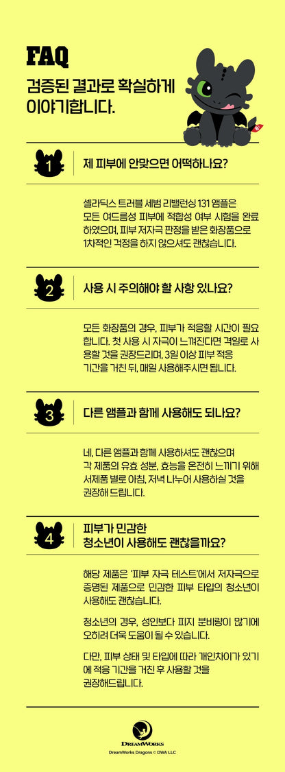 Celladix x Dragons - Trouble Sebum Rebalancing 131 Ampoule 30ml