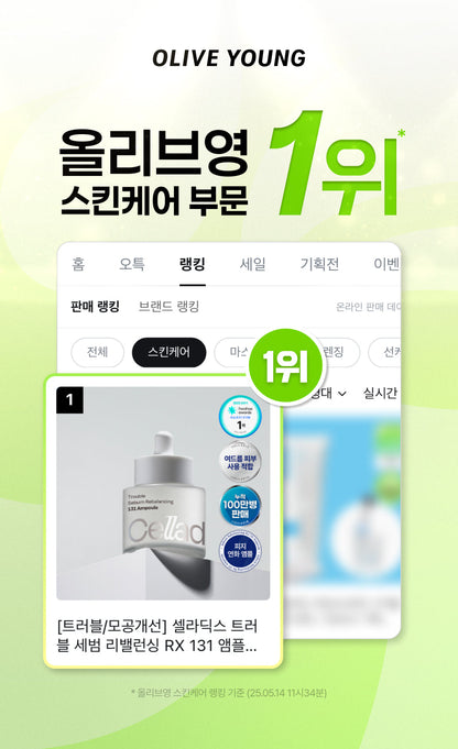 Celladix x Dragons - Trouble Sebum Rebalancing 131 Ampoule 30ml