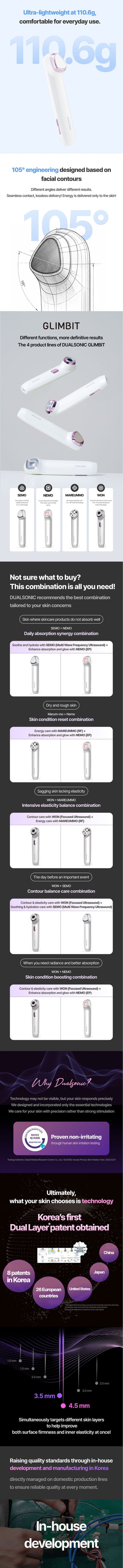 DUALSONIC - Glimbit Semo Beauty Device