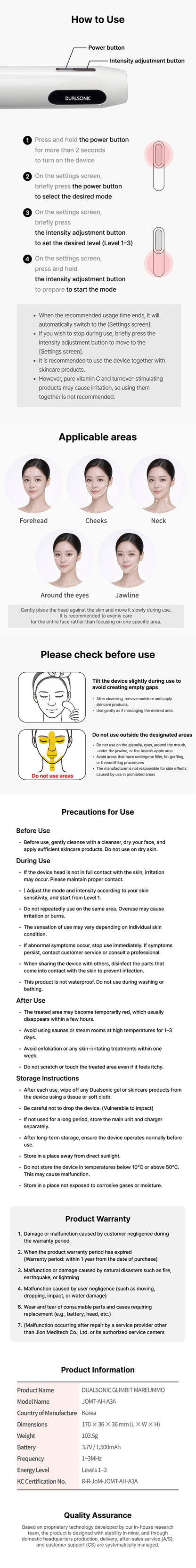 DUALSONIC - Glimbit Mareummo Beauty Device