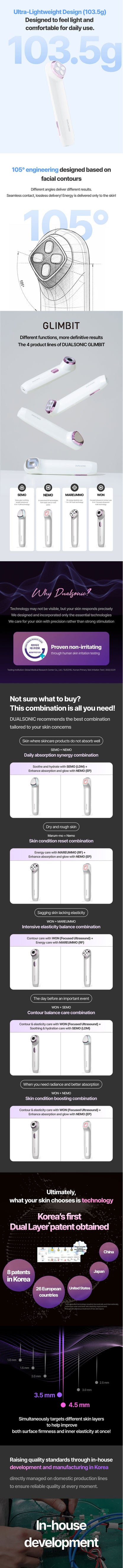 DUALSONIC - Glimbit Mareummo Beauty Device