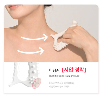 FACE FACTORY X PEANUTS - Lymphatic Drainage Facial &amp; Body Gua Sha Massager