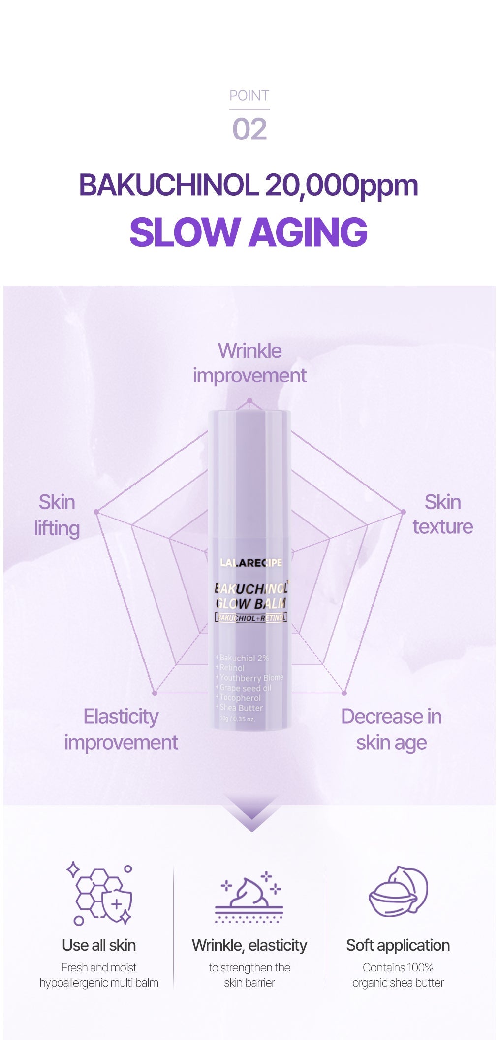 LALARECIPE - Bakuchiol Glow Balm
