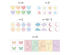 DIAMI - Gra Stencil Sticker (5-Sheet Set) - 1~5 SET