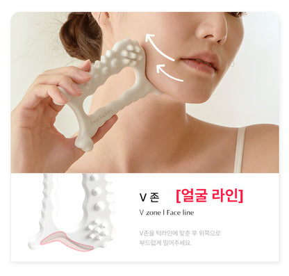 FACE FACTORY X PEANUTS - Lymphatic Drainage Facial &amp; Body Gua Sha Massager