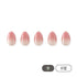 ohora - Cured Gel Press-On Nails (Short Oval) - Rosy Glow