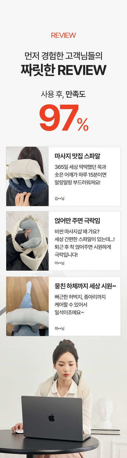 [SPAR] - Portable Neck &amp; Shoulder Massager PRO