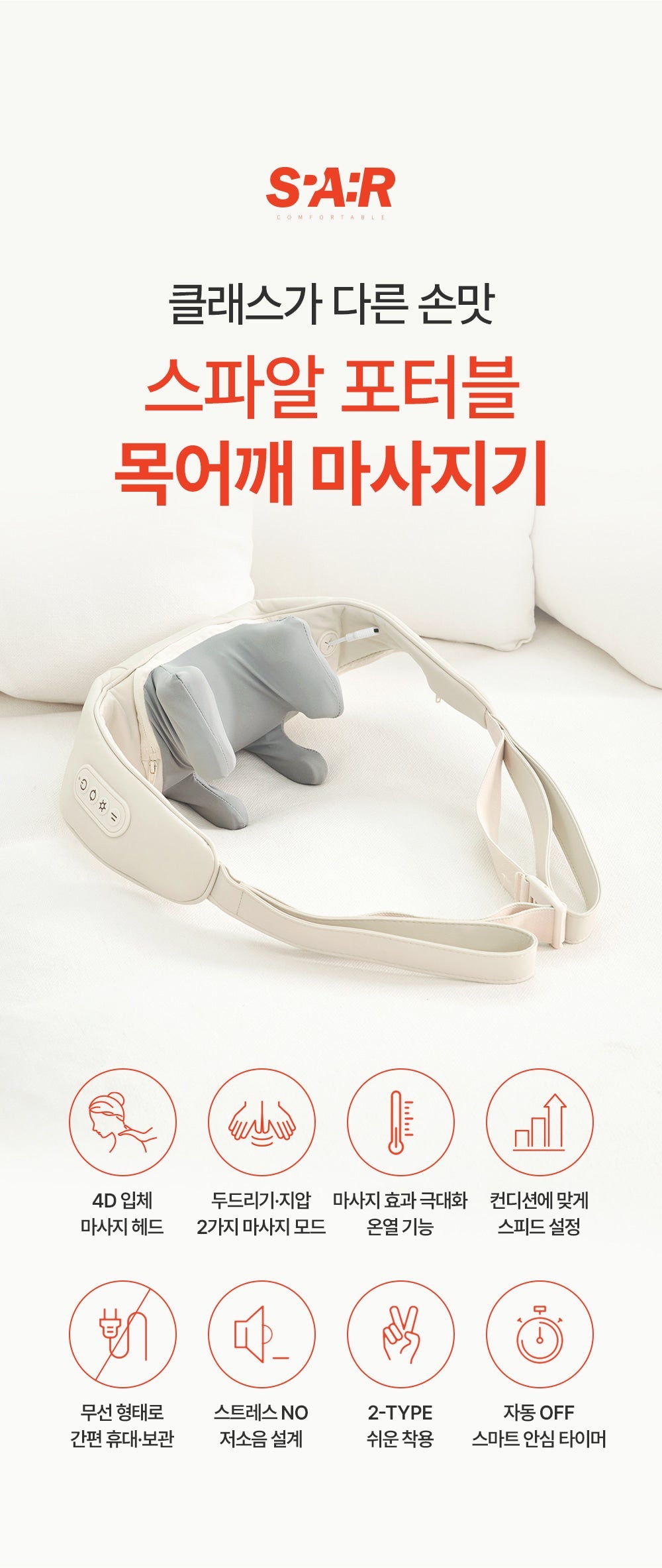 [SPAR] - Portable Neck &amp; Shoulder Massager PRO