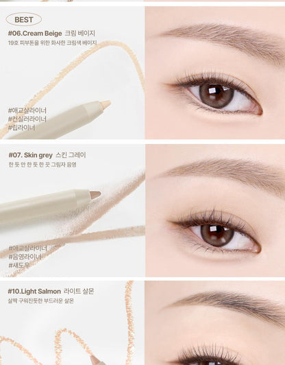Heart Percent - Dote On Mood Gel Eyeliner Pencil (WOONHAK’s Pick)