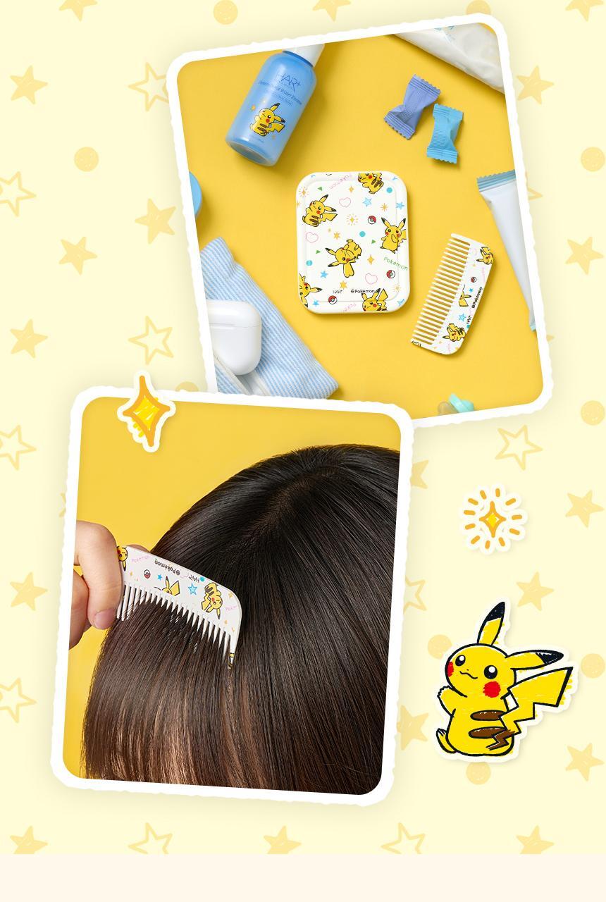 HAiR+ - Protein Bond Ampoule Essence 200ml + 50ml + Mirror &amp; Comb Set (Pokémon Collaboration)