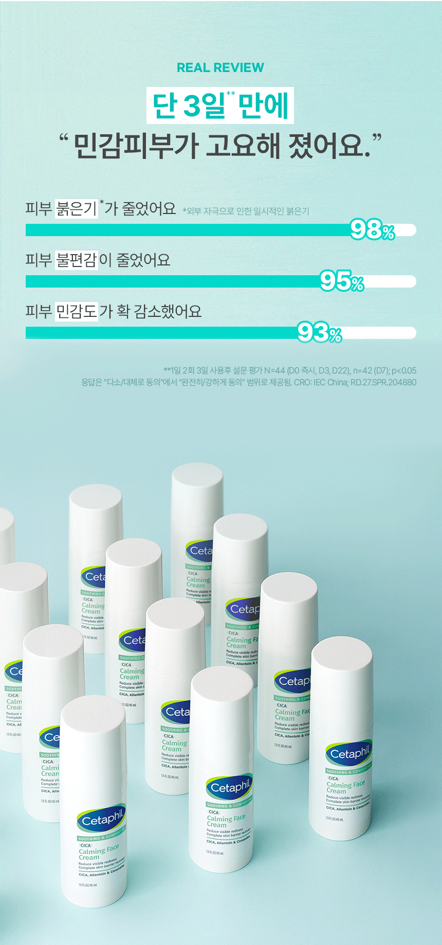 Cetaphil - Soothing &amp; Comforting CICA Calming Face Cream 45ml + CICA Cream 10ml &amp; Keyring (CHUEI LI YU Pick)