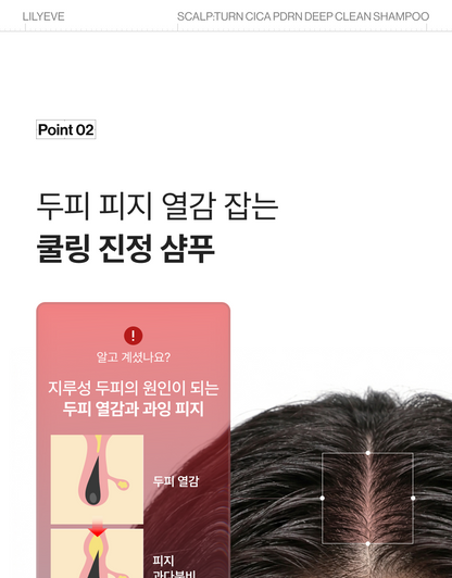 lilyeve - Scalp Turn Cica PDRN Deep Clean Shampoo 500g + 100g + Jigglypuff Pouch (Pokémon Collaboration)