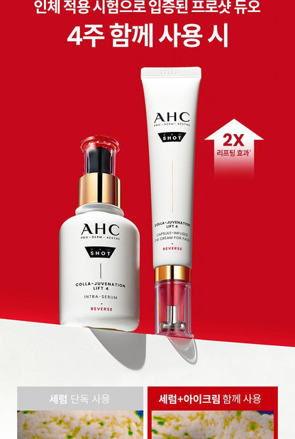 AHC - Pro Shot Colla-Juvenation Lift 4 Intra Serum 40ml + Eye Cream 10ml