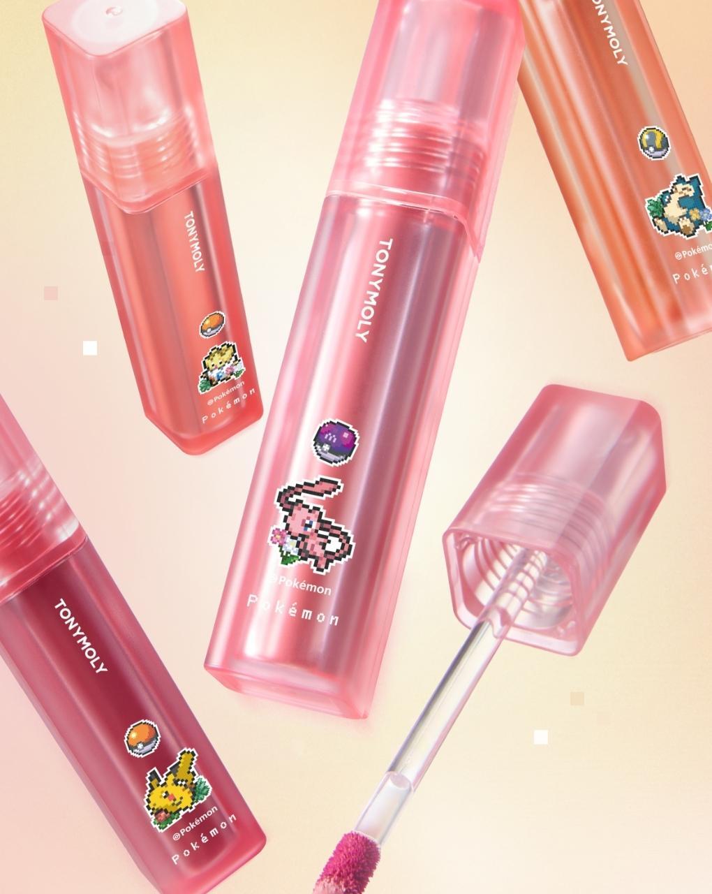 TONYMOLY - Perfect Lips Shocking Lip + Pokémon Key Cap (Pokémon Collaboration)