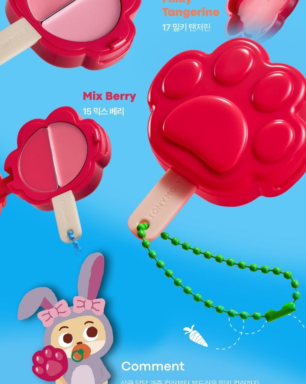 TONYMOLY - Cheek Tone Lip &amp; Cheek Duo Balm (Zootopia Edition)