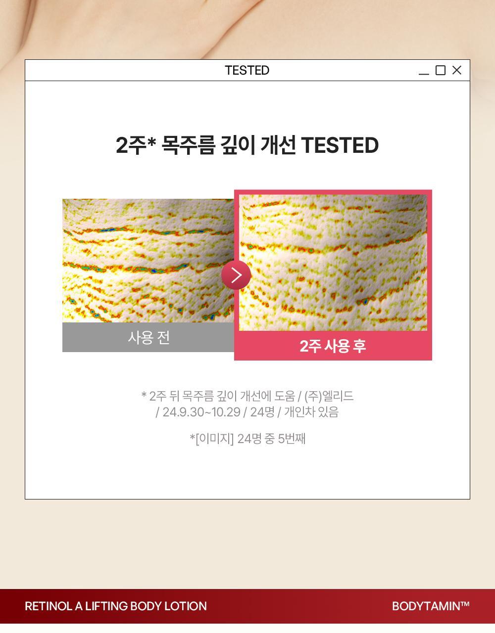 BEYOND - Bodytamin Retinol Lifting Body Lotion 300ml + Charmander Body Gua Sha (Pokémon Collaboration)
