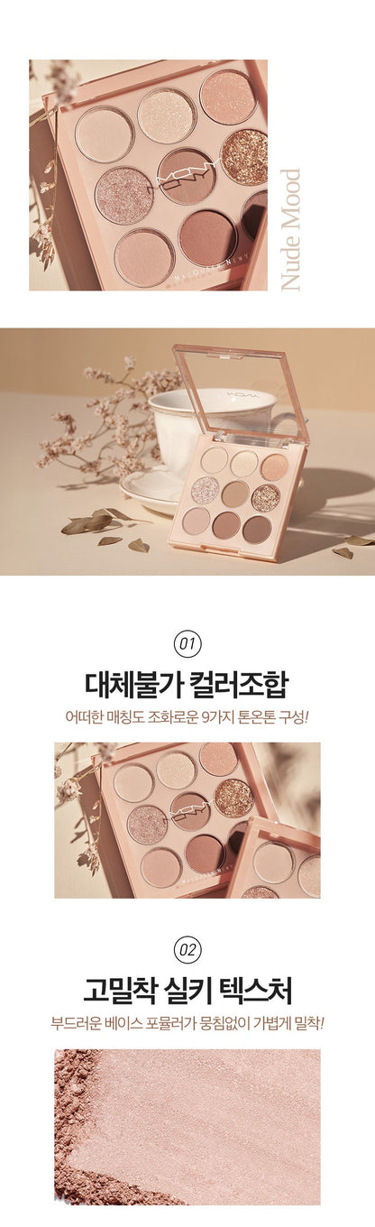 MQNY - 1001 Tone on Tone Shadow Palette (Nood Mood)