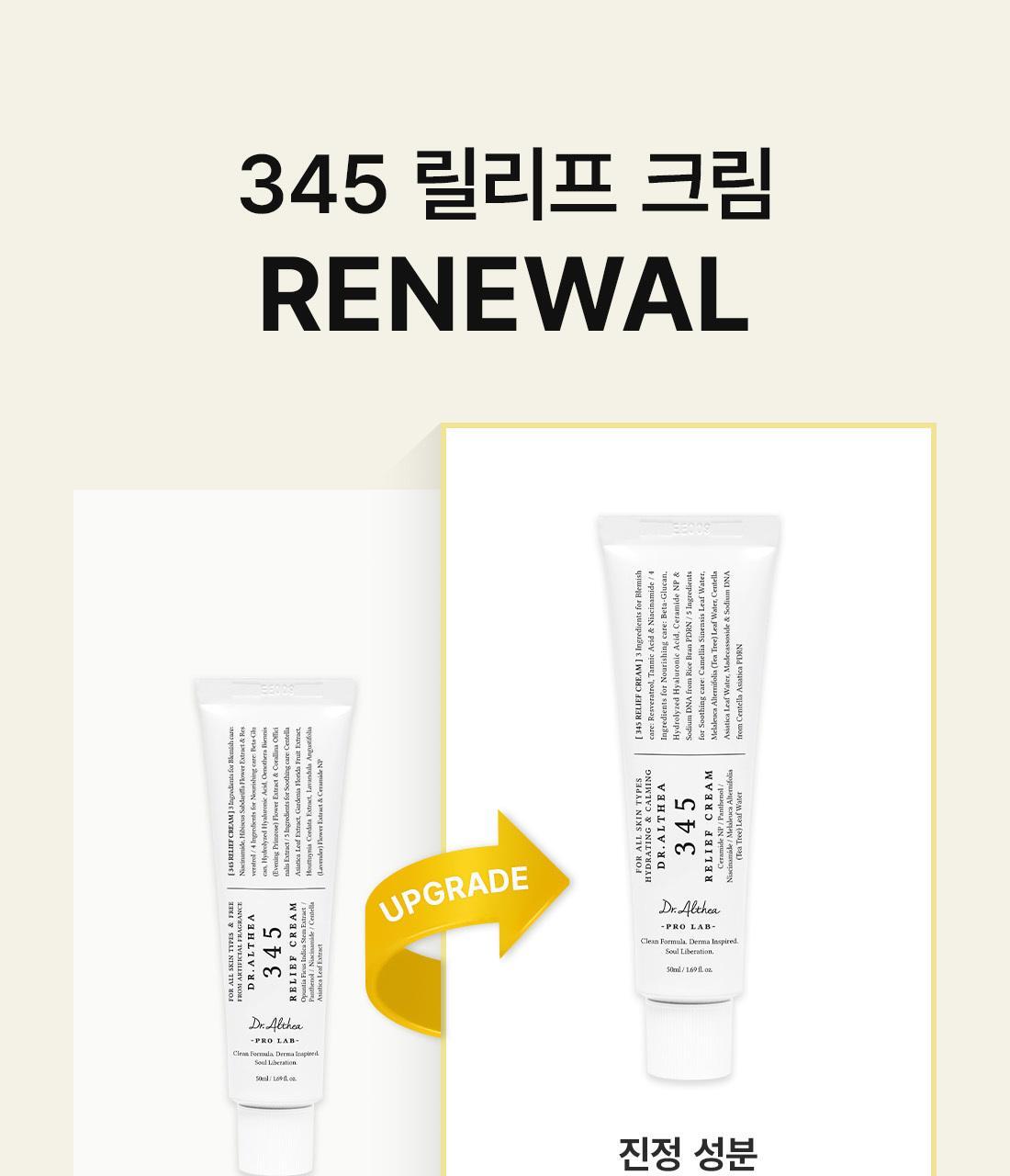 Dr. Althea - 356 Relief Cream 50ml + 10ml x2 + Tube Wringer (JANG WONYOUNG’s Pick)