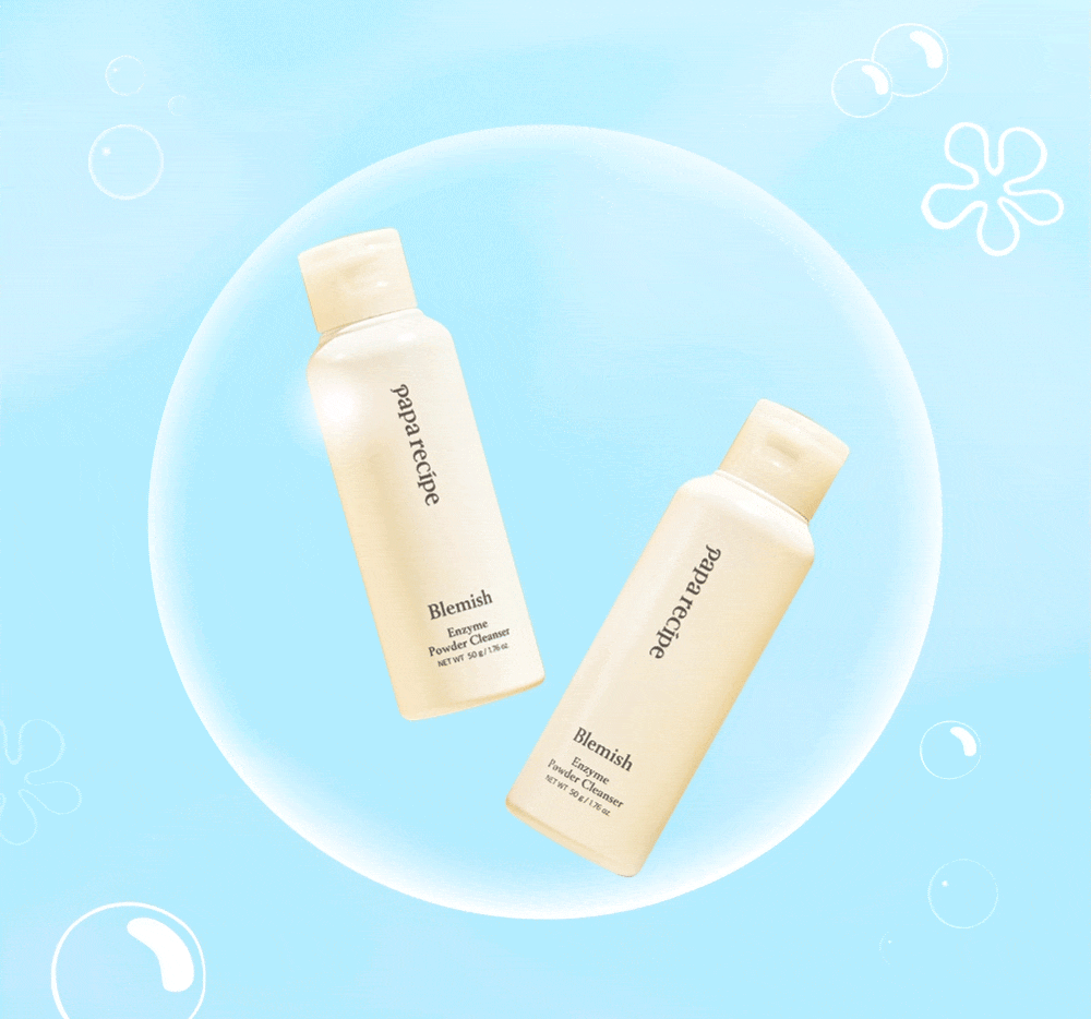 papa recipe × SpongeBob - Blemish Enzyme Powder Cleanser Special Set