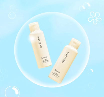papa recipe × SpongeBob - Blemish Enzyme Powder Cleanser Special Set