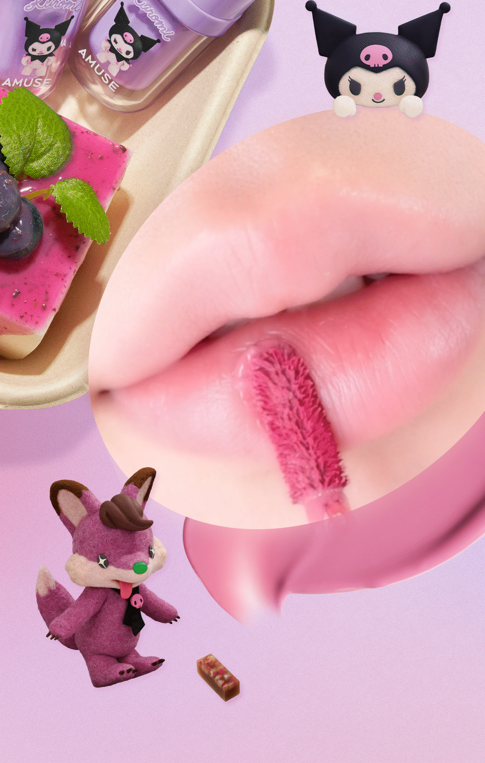 AMUSE Bebe Tint (My Melody &amp; Kuromi Special Edition)