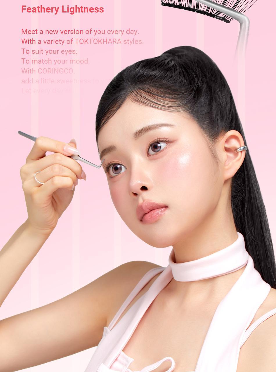 CORINGCO - TOKTOKHARA No Glue Half Eyelash