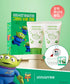 Innisfree x Toy Story 5 - Green Tea Seed Hyaluronic Cream Duo Set - 50ml * 2ea + 15ml * 4ea + Green Tea Mask Sheets 2ea + Poki Round Pouch