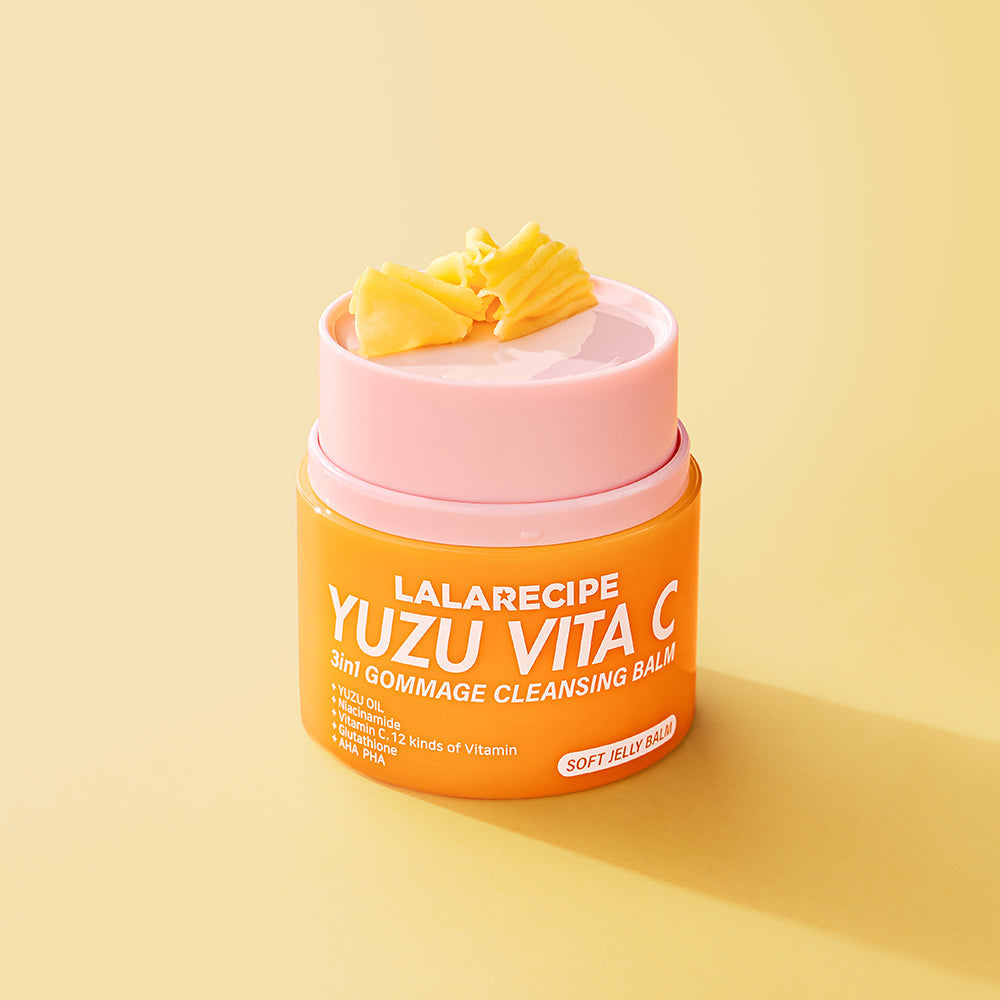 LALARECIPE - Yuzu Vita C 3-in-1 Gommage Cleansing Balm