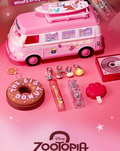 TONYMOLY - MAKE UP BUS Set (Zootopia Edition | Includes Cushion, Lip, Cheek &amp; Eyeshadow)