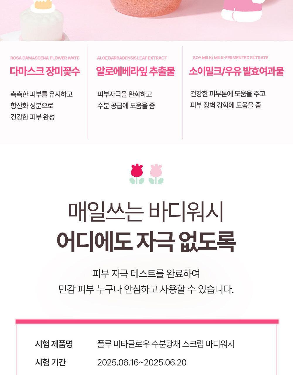 plu Moisture Glow Scrub Body Wash (HELLO KITTY Edition)