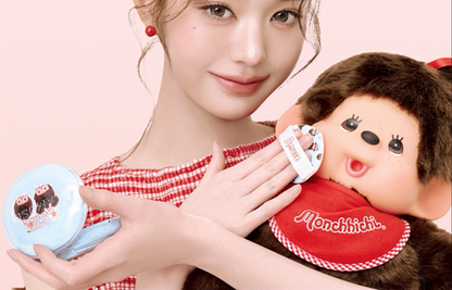 AMUSE x Monchhichi - Airy Pore Cover Cushion