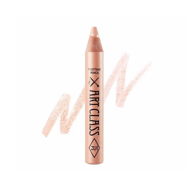 too cool for school Artclass Frottage Pencil 09 Sheer Nude with champagne-beige swatches