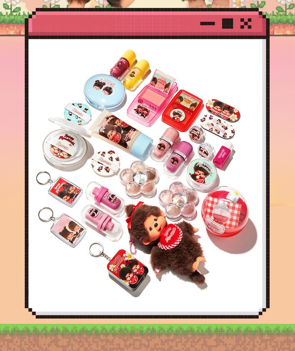 AMUSE x Monchhichi - Quick Makeup Mini Gacha Set
