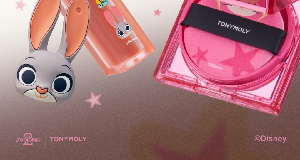 TONYMOLY - Cheek Tone Lip &amp; Cheek Duo Balm (Zootopia Edition)